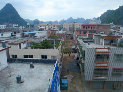 View from our hotel.